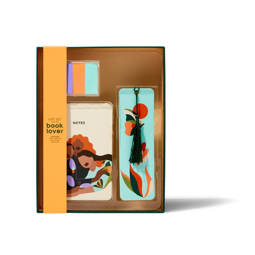 Gift Set For The Book Lover - Journal & Bookmark Set