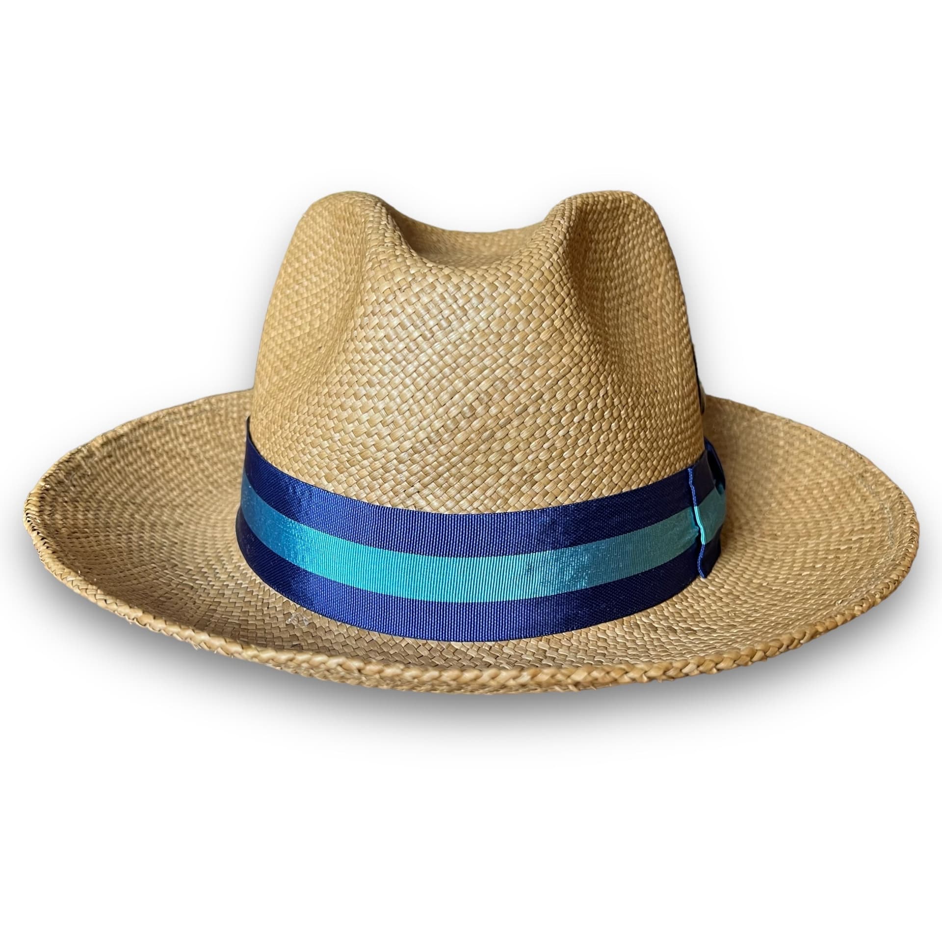 Aruba Blue Straw Fedora